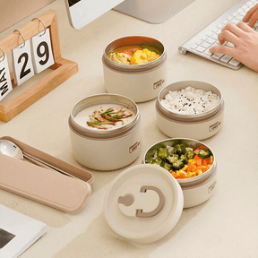 Kit Potes Térmicos LunchBox + Lancheira e Talheres de BRINDE - Lojas Promorin