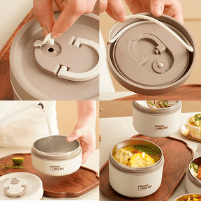 Kit Potes Térmicos LunchBox + Lancheira e Talheres de BRINDE - Lojas Promorin
