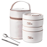 Kit Potes Térmicos LunchBox + Lancheira e Talheres de BRINDE - Lojas Promorin