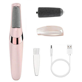 Lixa Elétrica Removevedora de Calos e Rachaduras SoftFeet™ + 2 Rolos Extra e Limpador de Brinde - Lojas Promorin
