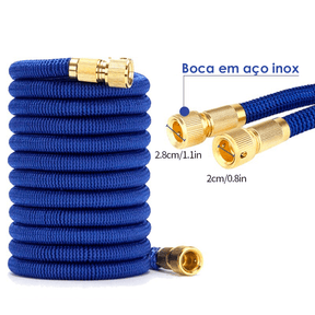 Mangueira Expansível de Microfibra de Alta Pressão | MAGICWATER + Conexões de Brinde - Lojas Promorin