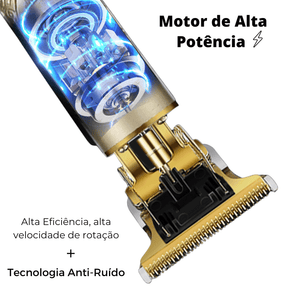 Máquina de Barbear Profissional UltraBarber® + 4 Pentes de Brinde - Lojas Promorin