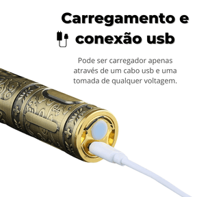 Máquina de Barbear Profissional UltraBarber® + 4 Pentes de Brinde - Lojas Promorin