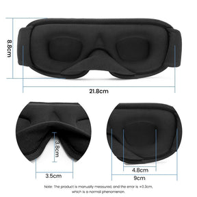 Máscara de Dormir Premium Blackout 3D - Lojas Promorin