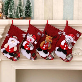 Meias de Natal Penduráveis - Para Decoração - Lojas Promorin
