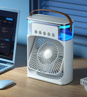 Mini Ar Condicionado e Umidificador Portátil 4 em 1 Fresh Wind - Lojas Promorin