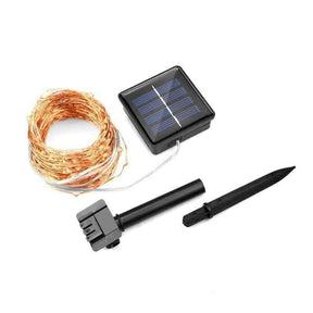Pisca-Pisca Solar com 8 Modos de Iluminação - Natal 2023 - Lojas Promorin