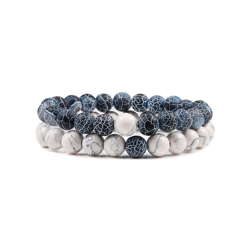 Pulseira Masculina Pedras Naturais Wolf - Lojas Promorin