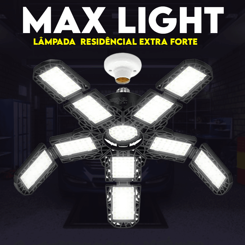 Refletor LED Dobrável e Ajustável 800W - Lojas Promorin