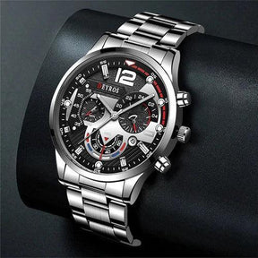 Relógio Masculino Gold Luxury + Pulseira de Brinde - Lojas Promorin