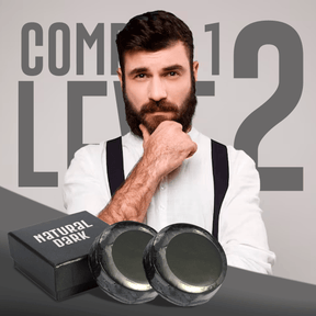 Sabonete Pigmentado para Barba e Cabelo | Natural Dark - Compre 1 e Leve 2 - Lojas Promorin