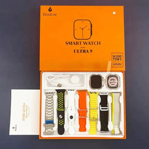 SmartWatch - Serie 9 Ultra [Kit: 7 Pulseiras + Case] - Lojas Promorin