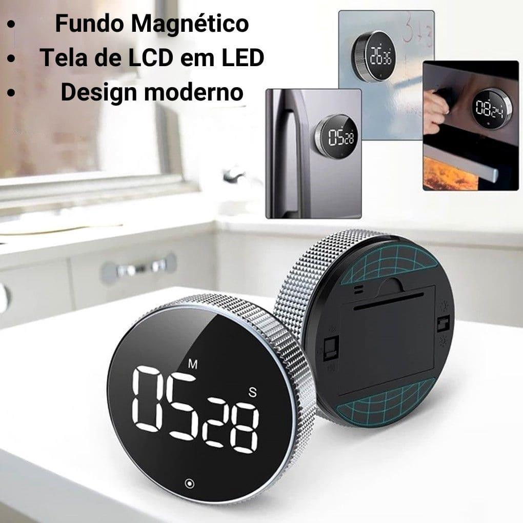 Temporizador Magnético Prime + Ebook de Produtividade (BRINDE!) - Lojas Promorin