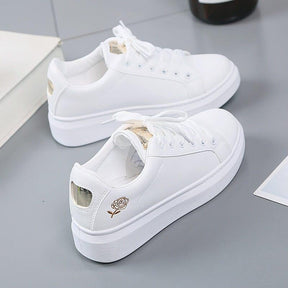 Tênis Branco Casual Feminino Ortopédico - Mônica - Lojas Promorin
