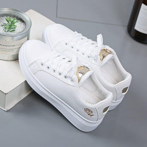 Tênis Branco Casual Feminino Ortopédico - Mônica - Lojas Promorin