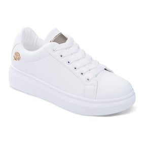 Tênis Branco Casual Feminino Ortopédico - Mônica - Lojas Promorin