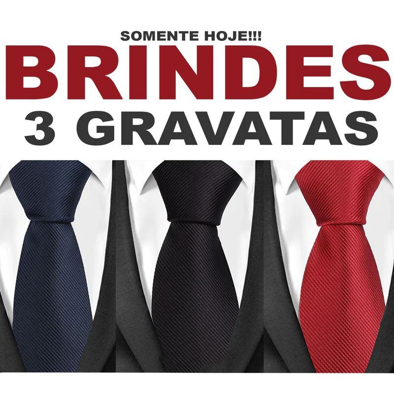 Terno Masculino de Luxo Marcante + 3 GRAVATAS DE BRINDE - Lojas Promorin